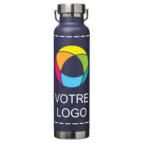 Gourde isotherme en acier